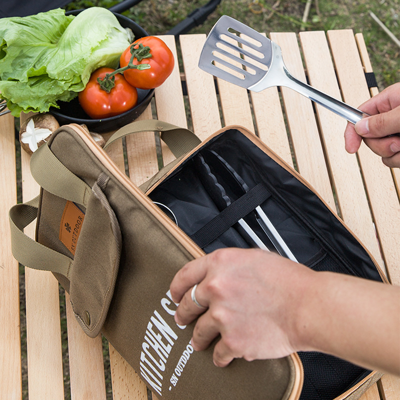Camping Hiking Cooking - Ensemble de 8 ustensiles de cuisine