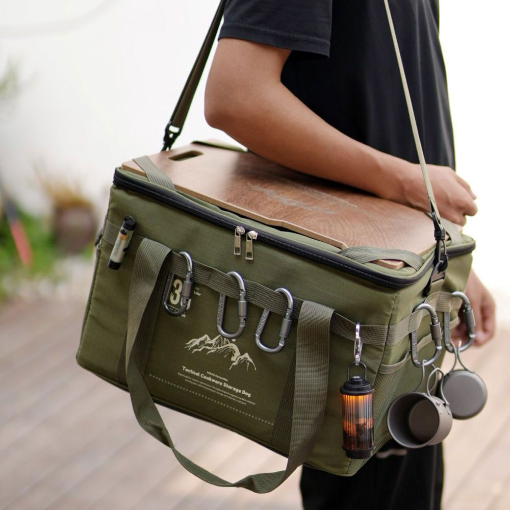 Camping Cooking Organizer - Sac de pique-nique tactique 36L, organisateur