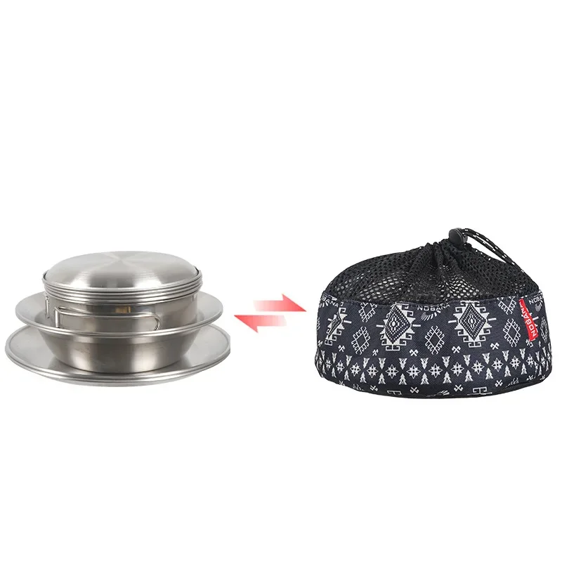 Ensemble de vaisselle portable - Camping Cooking Dining Set avis et prix