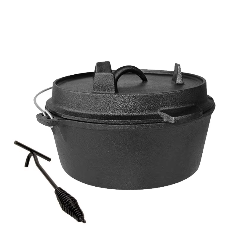 Marmite hollandaise en fonte d - Camp Dutch Oven Cast avis et prix
