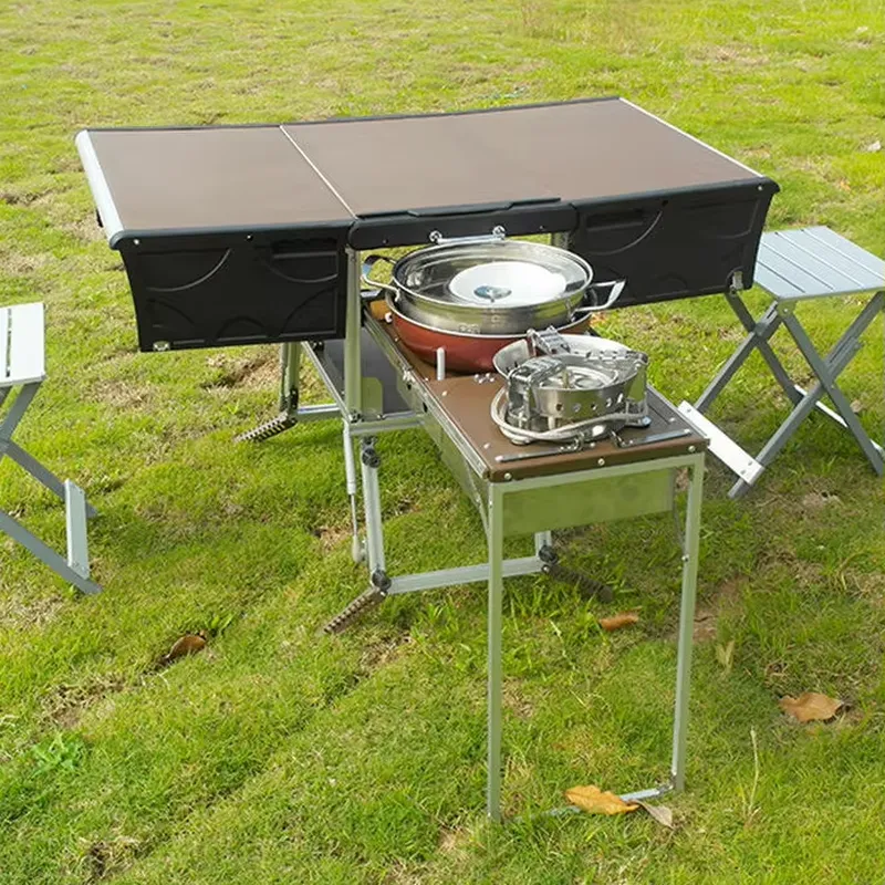 Remorque alimentaire pliable p - Camping Cooking Dining Set avis et prix